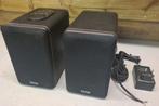 Peaq ppa100bt-b bluetooth luidsprekers set, Ophalen of Verzenden, Gebruikt, Front, Rear of Stereo speakers