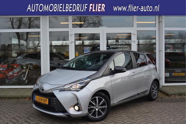 Toyota Yaris 1.0 VVT-i Y20  Two Tone Navi  Cruise, Auto's, Toyota, Bedrijf, Te koop, Yaris, ABS, Achteruitrijcamera, Airbags, Airconditioning