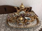 Prachtig goudkleurig vintage servies. Bavaria, Verzamelen, Retro, Ophalen, Huis en Inrichting