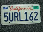Kentekenplaat licenseplate California 2007 USA, Verzenden, Gebruikt, Auto's