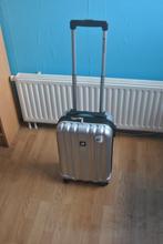 Koffer, zilverkleurig, Spilbergen, Handbagage, Sieraden, Tassen en Uiterlijk, Gebruikt, 50 tot 60 cm, Hard kunststof, Ophalen of Verzenden