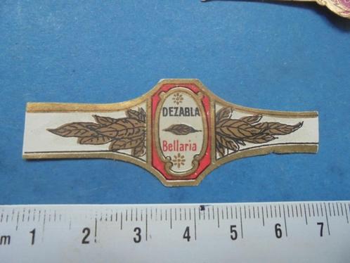 Oude sigarenband Dezabla Bellaria, Verzamelen, Rookartikelen, Aanstekers en Luciferdoosjes, Zo goed als nieuw, Sigarenbandjes