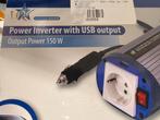 Omvormer voor caravan of boot, output 150w. Met usb output, Caravans en Kamperen, Ophalen, Zo goed als nieuw