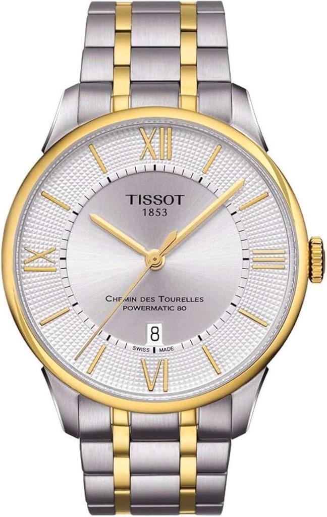 Tissot T- Classic Chemin powermatic 80 Nieuwstaat!, Sieraden, Tassen en Uiterlijk, Horloges | Heren, Zo goed als nieuw, Polshorloge
