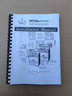 Service Manual: Seeburg DS100/160 (1961) jukebox nieuw !!, Verzenden, Nieuw, 1950 tot 1960, Seeburg