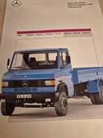1990 Mercedes 510 814d grote bestelbus folder dubbellucht, Ophalen of Verzenden, Zo goed als nieuw, Mercedes
