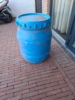 Grote ton met deksel, Tuin en Terras, Regentonnen, 150 liter of meer, Ophalen, Zo goed als nieuw, Kunststof