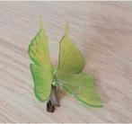 decoratieve groene vlinder  op knijper decoratie, Ophalen of Verzenden