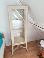 Fabrikor ikea vitrinekast crème, Huis en Inrichting, Ophalen, 50 tot 100 cm, Zo goed als nieuw, Glas