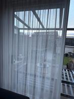 Witte inbetween gordijnen (3 delen) - 5,09 x 2,60 m, Ophalen of Verzenden, Zo goed als nieuw, Wit, 200 cm of meer