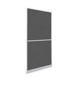 Hordeur met scharnieren 100x215cm Wit met Zwart Gaas, Huis en Inrichting, Ophalen of Verzenden, Nieuw