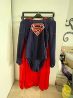 Supergirl Cosplay Kostuum Maat M + Schoenen & Pruik, Ophalen of Verzenden, Gebruikt