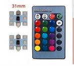 2x Rgb 6smd Dak Dome Festoen Leeslamp C5w Auto €15,00, Ophalen of Verzenden, Nieuw
