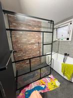 Schulte Douchewand Alexa Black Style 140 x 200 Zwart, Doe-het-zelf en Verbouw, Ophalen, Nieuw, Glas, Douche
