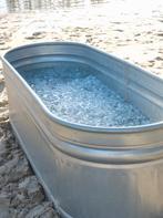 Stocktank/ijsbad ovaal, verzinkt ca. 640 liter 174x62x60 cm, 120 cm of meer, Verzenden, Nieuw, Minder dan 200 cm
