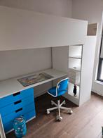 Ikea Stuva/Småstad Hoogslaper + ladeblok + bureau, Kinderen en Baby's, Kinderkamer | Stapelbedden en Hoogslapers, Ophalen, Hoogslaper