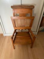 Antieke Bidstoel met Riet, Antiek en Kunst, Antiek | Meubels | Stoelen en Banken, Ophalen