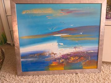 Schilderij B. Williams - Olieverf Landschap 80x60 beschikbaar voor biedingen