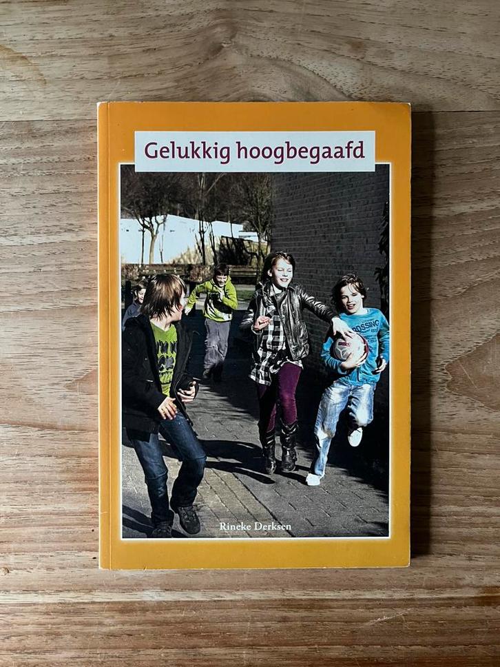 Rineke Derksen - Gelukkig hoogbegaafd, Boeken, Schoolboeken, Zo goed als nieuw, Nederlands, Overige niveaus, Ophalen of Verzenden