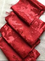 Lapje polyester x 4 diverse afmetingen - rood, Ophalen of Verzenden, Rood