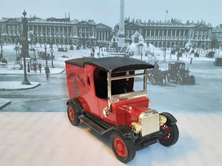 1:35 Ford Model T "Royal Mail G.R.1912; Matchbox Y-12 v3.1, Hobby en Vrije tijd, Modelauto's | 1:43, Gebruikt, Auto, Matchbox