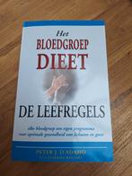 Het Bloedgroep Dieet - Peter J. D'Adamo - de leefregels., Boeken, Peter J. D'Adamo, Dieet en Voeding, Ophalen of Verzenden, Zo goed als nieuw