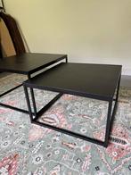 set salontafeltjes van woood, Ophalen, Gebruikt, Rond, 50 tot 100 cm