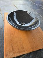 Zwarte natuurstenen waskom – eventueel met sifon, Ophalen, Minder dan 50 cm, Zo goed als nieuw, Minder dan 25 cm