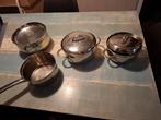 BK pannenset te koop, Huis en Inrichting, Keuken | Potten en Pannen, Ophalen of Verzenden, Gebruikt, Rvs, Pannenset
