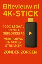 4K Streaming Stick 2025 - Nieuw in Seal, Ultra HD TV Stream., Nieuw, Ophalen of Verzenden, Elitevieuw.nl, Media