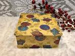 Vintage stoffen doos, Antiek en Kunst, Ophalen of Verzenden