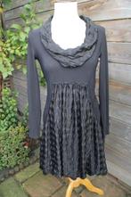 Ballonjurk zwart Indies mt 2 (S) travelstof Vaste prijs, Kleding | Dames, Zwart, Ophalen of Verzenden, Zo goed als nieuw, Indies