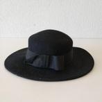 Zwarte wollen hoed Bill Horsman, Kleding | Dames, Ophalen of Verzenden, Hoed, Zo goed als nieuw