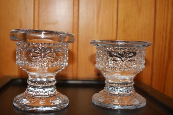 KOSTA/ BODA "" DAISY "" Kandelaars., Huis en Inrichting, Woonaccessoires | Kandelaars en Kaarsen, Zo goed als nieuw, Kandelaar