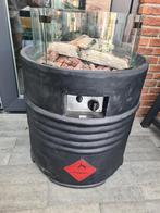 Cozy vuurhaard barrel zwart incl. gasfles., Ophalen, Zo goed als nieuw
