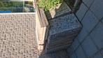 30 grindtegels 60x40, Tuin en Terras, Tegels en Klinkers, Ophalen, Gebruikt, Grind, Terrastegels