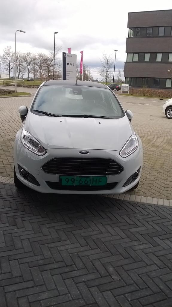 Ford Fiësta 1.0 74KW/100PK 5D 2013 Wit, Dealeronderhouden, Auto's, Ford, Particulier, Fiësta, ABS, Bluetooth, Boordcomputer, Centrale vergrendeling