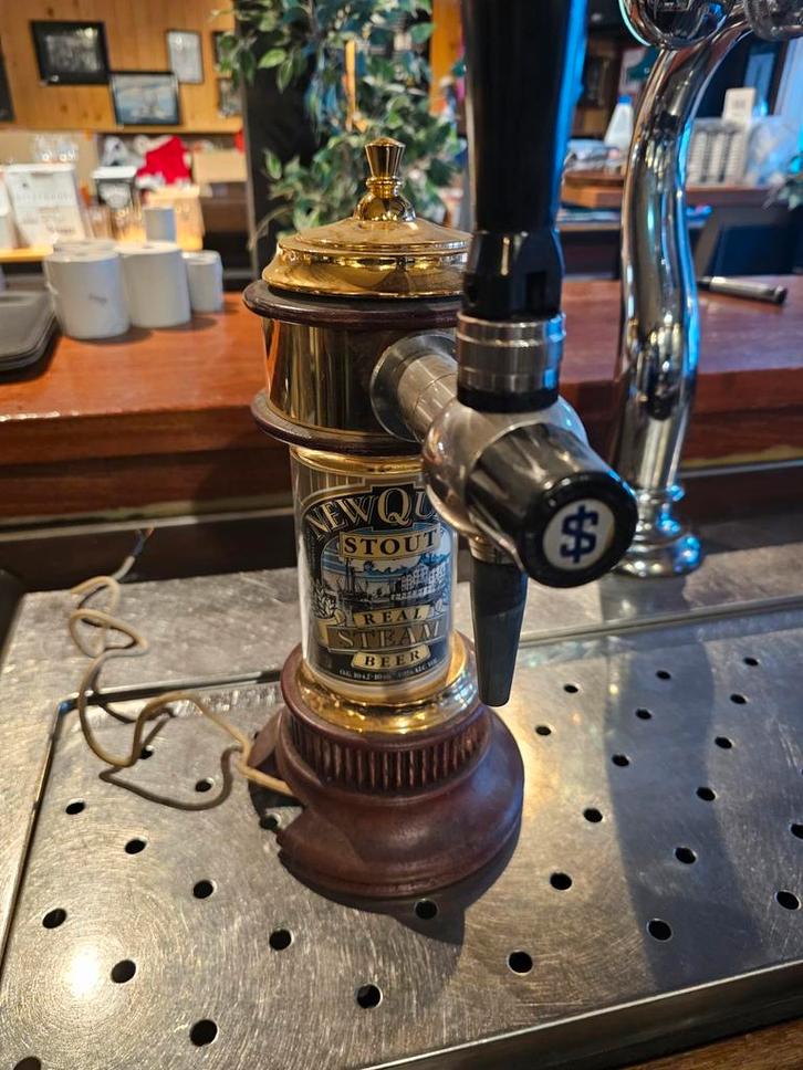 Biertap Newquay Stout Real Steam Beer, Verzamelen, Biermerken, Gebruikt, Ophalen