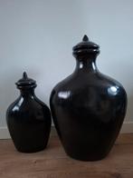 Decoratieve Vaas Kruik Set, Ophalen, 50 tot 75 cm, Zwart, Aardewerk of Porselein