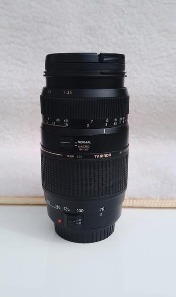 Tamron lens 70-300mm tele-macro 4-5.6 voor canon(incl.filter