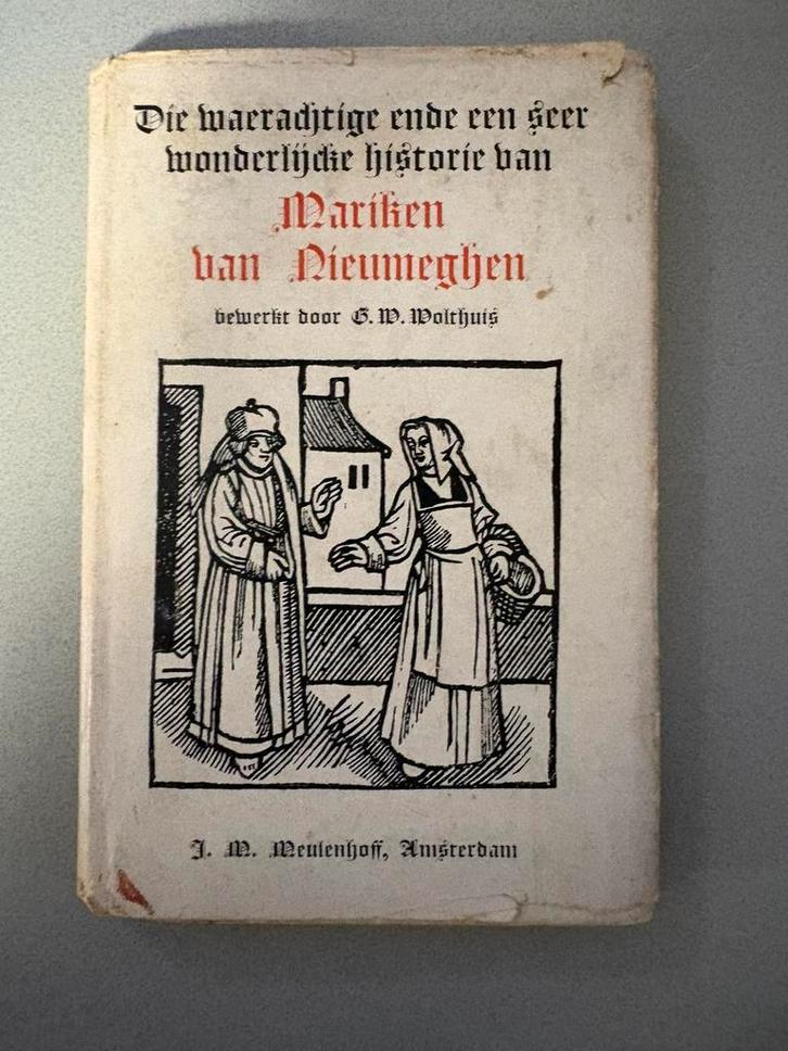 (D) Mariken van Nieumeghen – Meulenhoff uitgave ca. 1935, Antiek en Kunst, Antiek | Boeken en Bijbels, Verzenden