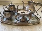 Antieke tinnen koffie en theeset, Villeroy & Boch, Antiek en Kunst, Antiek | Tin, Ophalen