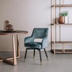 *ACTIE* Draaibare Moderne Eetkamerstoel Lenno Div Kleuren 3, Ophalen of Verzenden, Nieuw, Stof, Eetkamerstoel Stoelen Stof Adore Beige Groen Copper Grijs