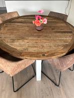Riviera Maison Ronde Eettafel, Ophalen, Gebruikt, 100 tot 150 cm, Rond