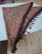 Mooie vintage omslagdoek boerenbruiloft ong. 115x115cm, Ophalen, Zo goed als nieuw, Maat 46/48 (XL) of groter, Carnaval