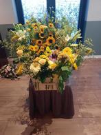 Bloemenband voor om uitvaartkist, Huis en Inrichting, Woonaccessoires | Droogbloemen, Ophalen of Verzenden, Zo goed als nieuw