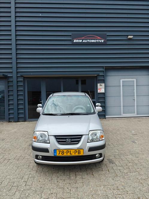 Hyundai Atos 1.1 AUT 2004 Grijs, Auto's, Hyundai, Bedrijf, Atos, Benzine, E, Hatchback, Automaat, Origineel Nederlands, Zilver of Grijs