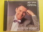 Ad van Opstal - Als de zon schijnt ( LET OP = CD ), Ophalen, Zo goed als nieuw, Levenslied of Smartlap