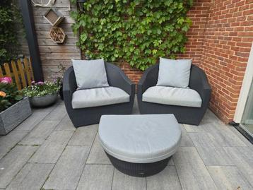 Life Canadian wicker Lounge set all weather kussens beschikbaar voor biedingen
