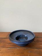 Vintage keramische flower-trog / kandelaar – blauw, Ophalen of Verzenden, Keramiek of Aardewerk